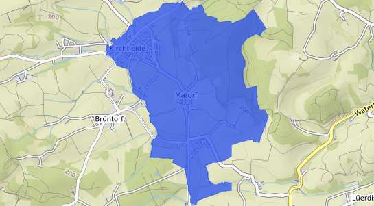 Bodenrichtwertkarte Lemgo Matorf Kirchheide
